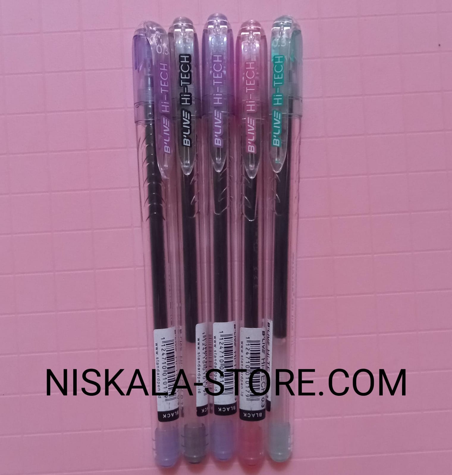 Standard - Pulpen B'LIVE Hi-Tech 0.3 Hitam
